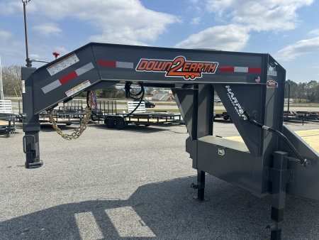 New 2026 DOWN 2 EARTH GOOSENECK 30' 22K DUAL TANDEM EQUIPMENT HAULER