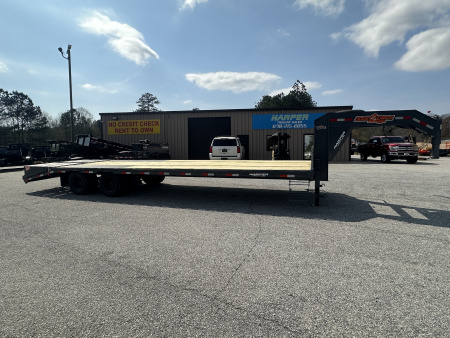 New 2026 DOWN 2 EARTH GOOSENECK 30' 22K DUAL TANDEM EQUIPMENT HAULER