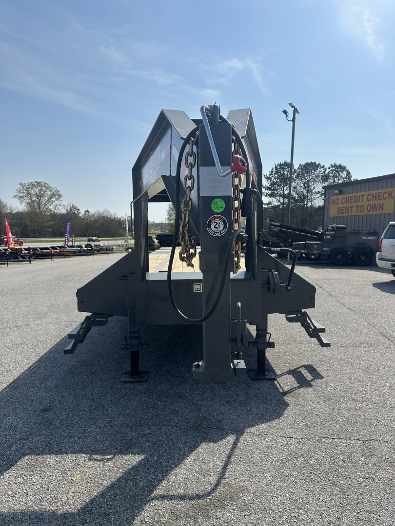 New 2026 DOWN 2 EARTH GOOSENECK 40' 25K DUAL TANDEM EQUIPMENT HAULER WITH WINCH RAIL