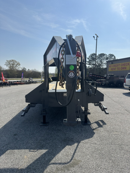 New 2026 DOWN 2 EARTH GOOSENECK 40' 25K DUAL TANDEM EQUIPMENT HAULER WITH WINCH RAIL
