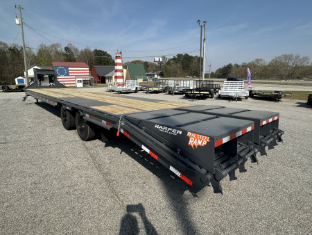 New 2026 DOWN 2 EARTH GOOSENECK 40' 25K DUAL TANDEM EQUIPMENT HAULER WITH WINCH RAIL