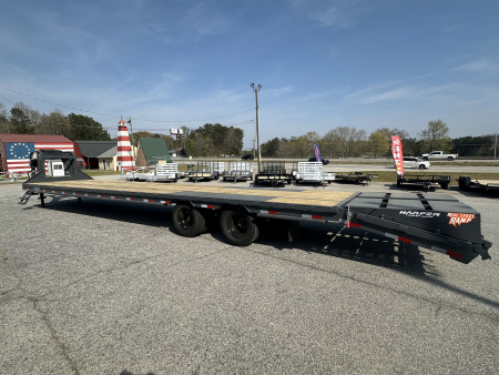 New 2026 DOWN 2 EARTH GOOSENECK 40' 25K DUAL TANDEM EQUIPMENT HAULER WITH WINCH RAIL