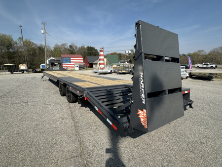 New 2026 DOWN 2 EARTH GOOSENECK 40' 25K DUAL TANDEM EQUIPMENT HAULER WITH WINCH RAIL