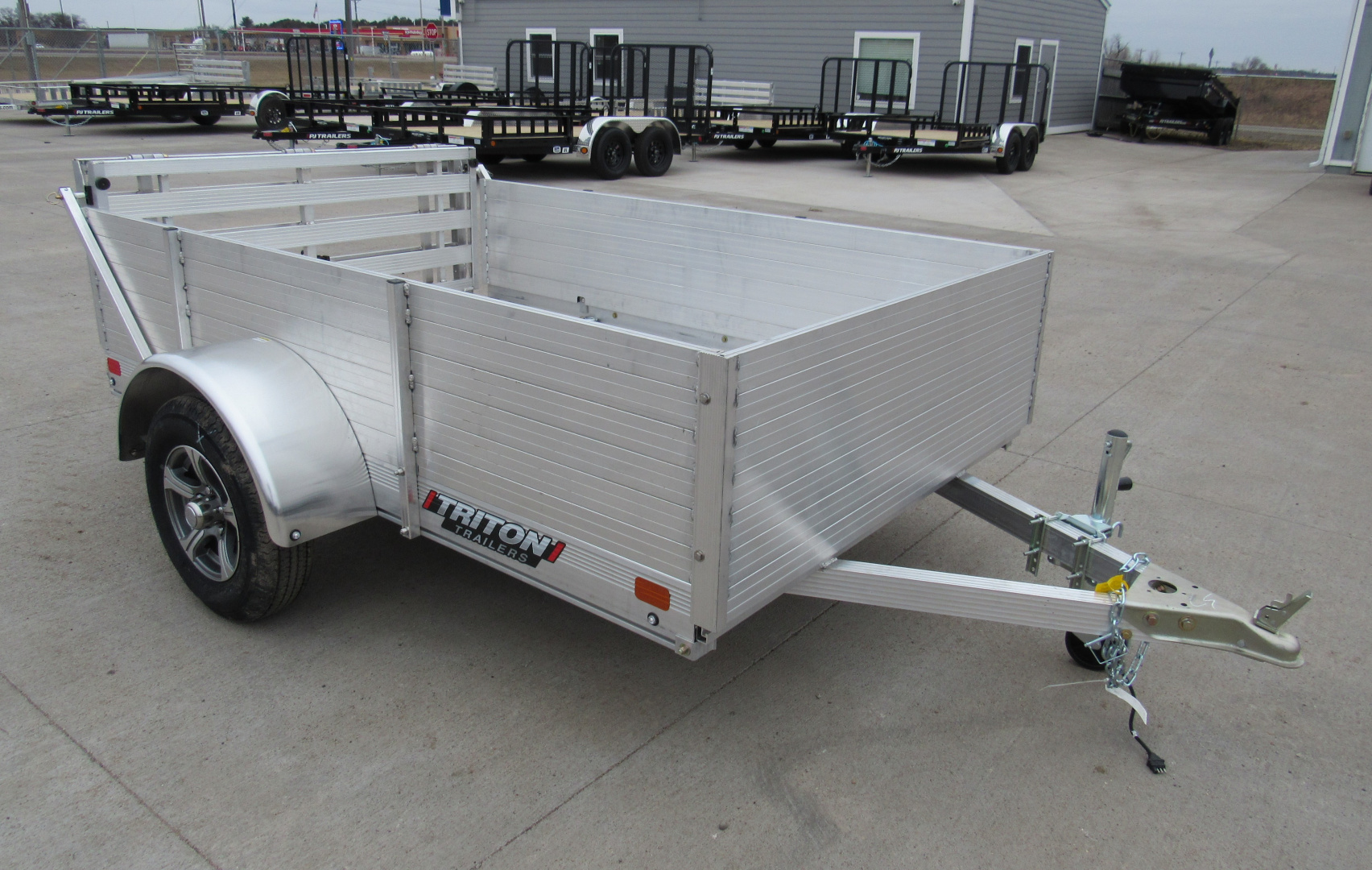 New 2026 Triton Trailers FIT 64"x8ft Aluminum Utility Trailer