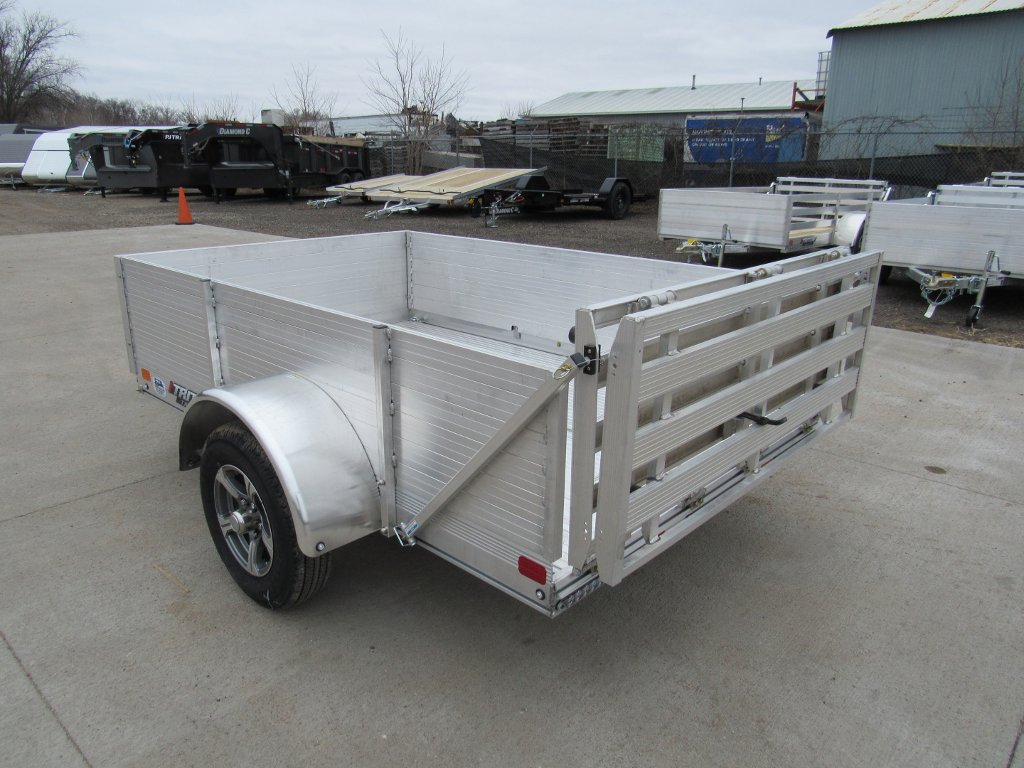 New 2026 Triton Trailers FIT 64"x8ft Aluminum Utility Trailer
