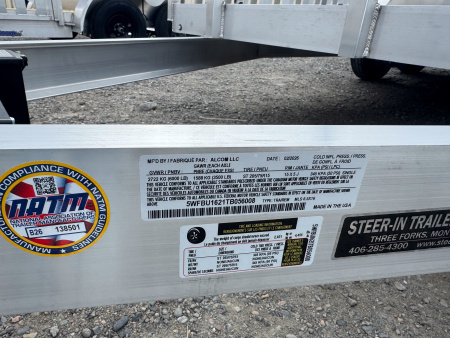 New 2026 Mission MLS 6.5x16 Utility Trailer