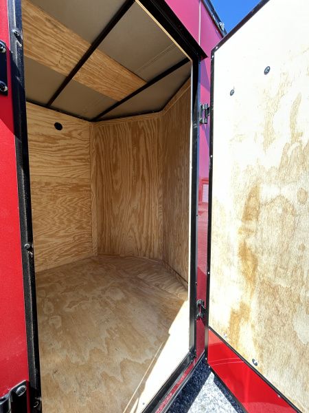 New 2026 Family Trailer 7x16 Tandem Axle Cargo / Enclosed Trailer - Screwless - Blackout Pkg - Rear Spoiler