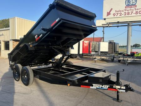 New 2026 Top Hat Trailers DE14 14'x83 x2' Dump Trailer