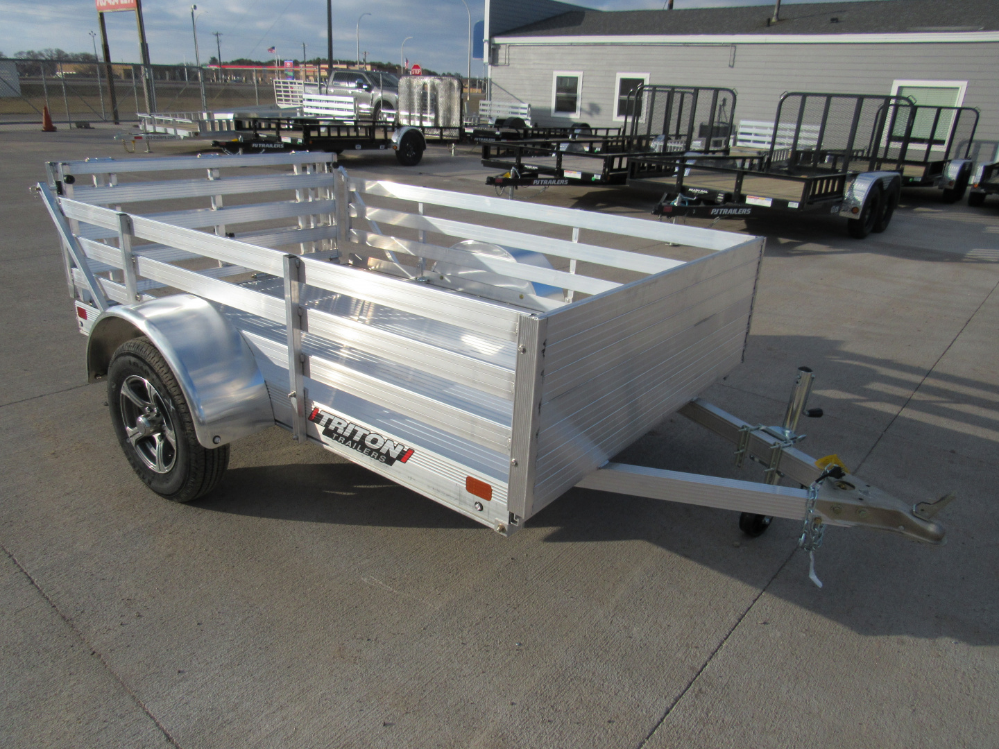 New 2026 Triton Trailers FIT 64"x8ft Aluminum Utility Trailer