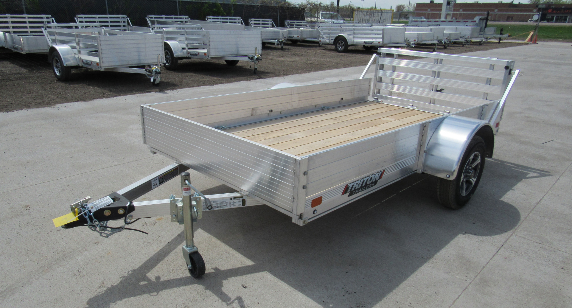 New 2026 Triton Trailers FIT 64"x10ft Aluminum Utility Trailer