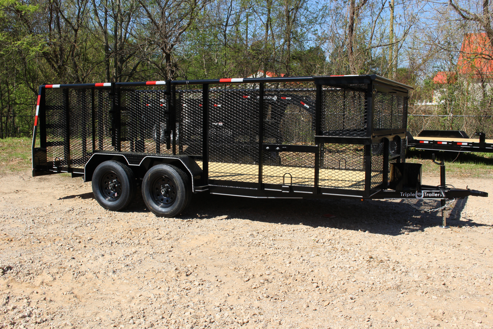 New 2026 Triple R 83X14 LANDSCAPE LOADED EXPANDED METAL Utility Trailer