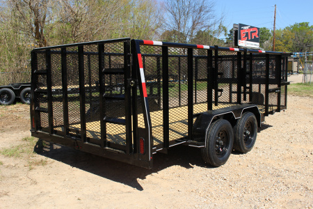 New 2026 Triple R 83X14 LANDSCAPE LOADED EXPANDED METAL Utility Trailer