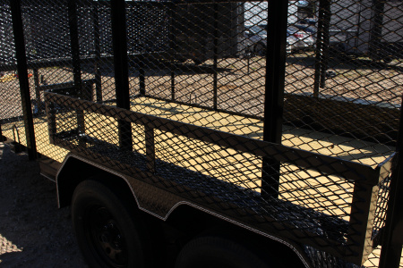 New 2026 Triple R 83X14 LANDSCAPE LOADED EXPANDED METAL Utility Trailer