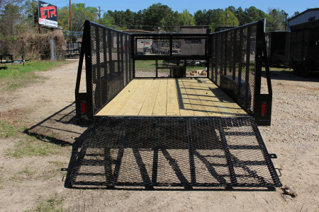 New 2026 Triple R 83X14 LANDSCAPE LOADED EXPANDED METAL Utility Trailer