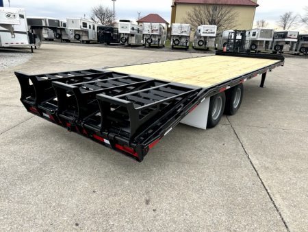 New 2026 Golden Trailers 20+5 Deckover Pintle Hitch Equipment Trailer