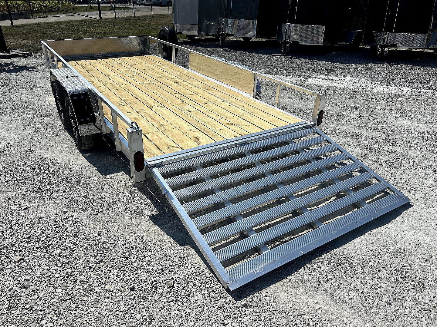 New 2026 Quality Steel and Aluminum 82"x16' Aluminum Utility Trailer