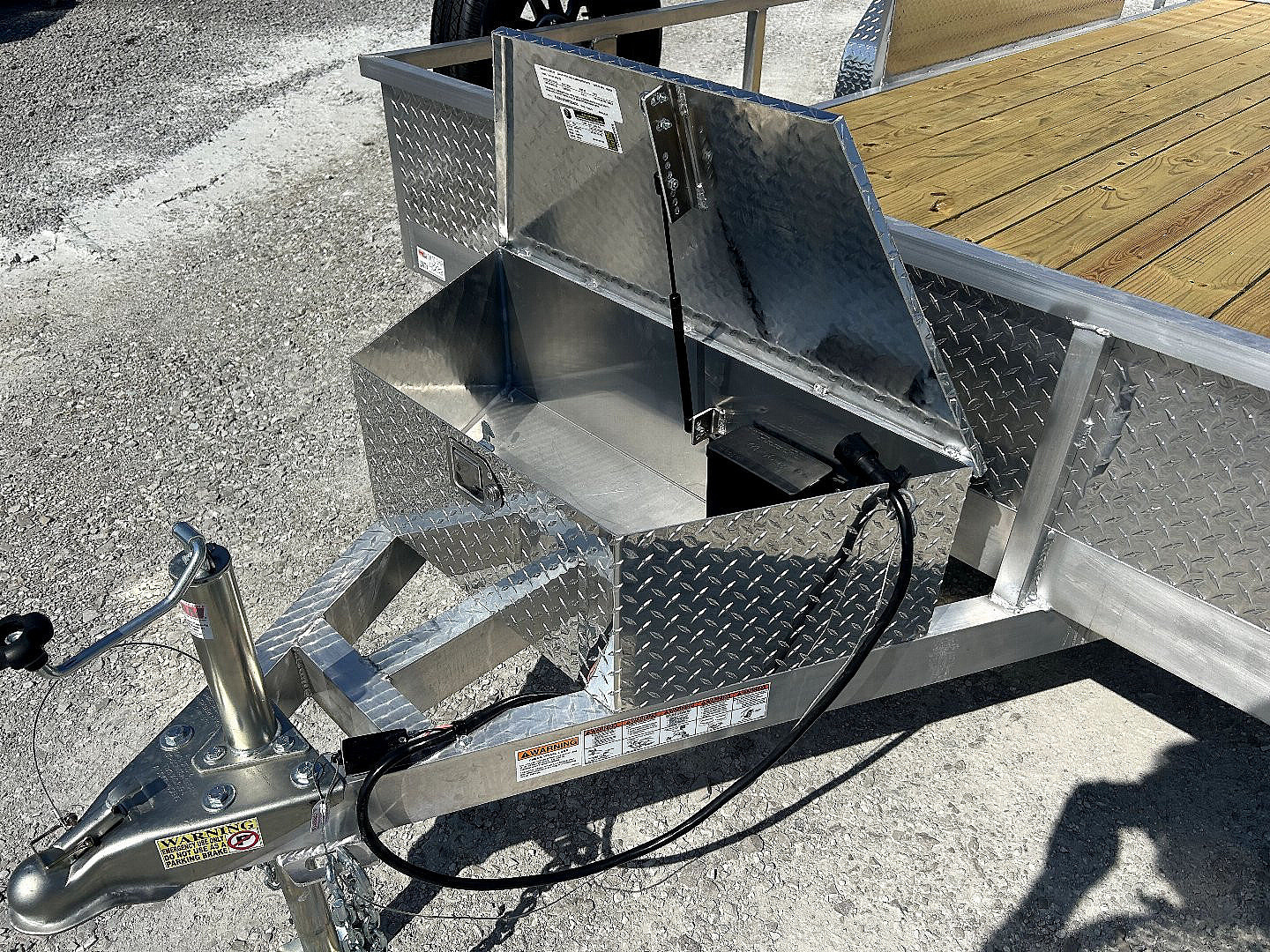 New 2026 Quality Steel and Aluminum 82"x16' Aluminum Utility Trailer