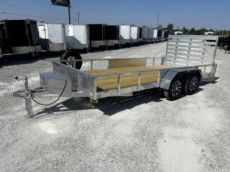 New 2026 Quality Steel and Aluminum 82"x16' Aluminum Utility Trailer