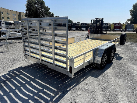 New 2026 Quality Steel and Aluminum 82"x16' Aluminum Utility Trailer