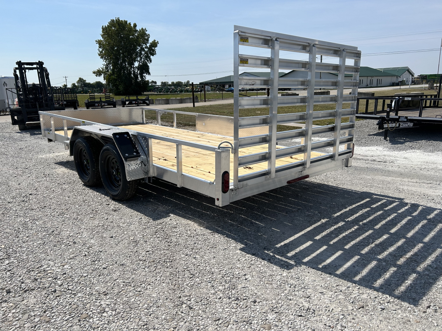 New 2026 Quality Steel and Aluminum 82"x16' Aluminum Utility Trailer