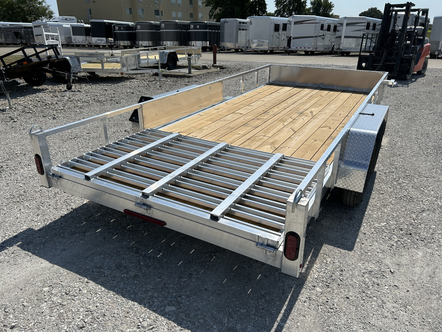 New 2026 Quality Steel and Aluminum 82"x16' Aluminum Utility Trailer