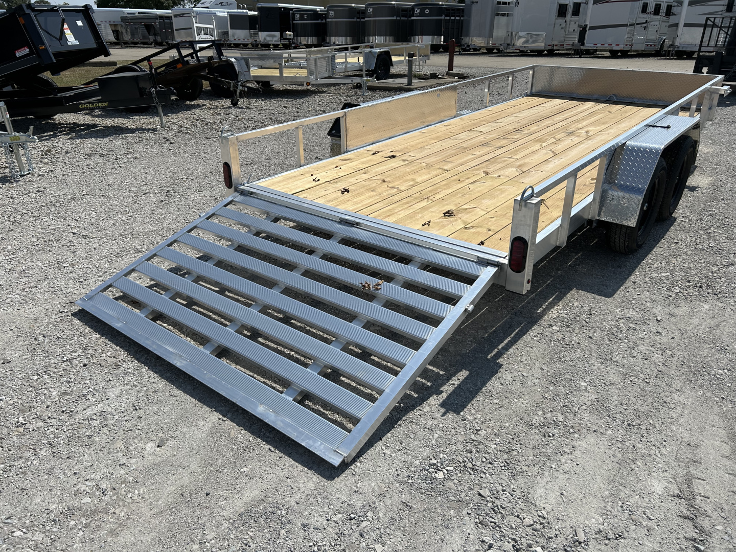 New 2026 Quality Steel and Aluminum 82"x16' Aluminum Utility Trailer