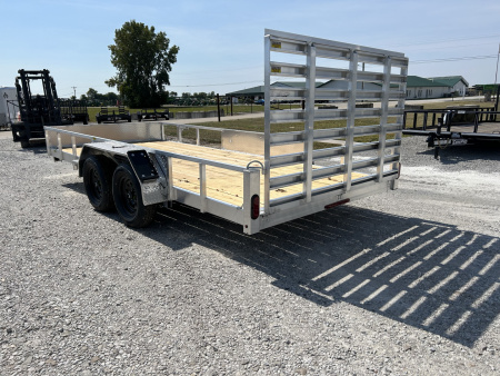 New 2026 Quality Steel and Aluminum 82"x16' Aluminum Utility Trailer