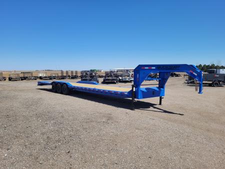 New 2026 Buckshot 102"x40' Gooseneck Triple Axle Carhauler Trailer