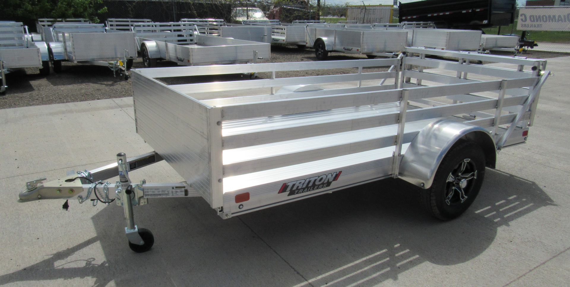 New 2026 Triton Trailers FIT 64"x10ft Aluminum Utility Trailer