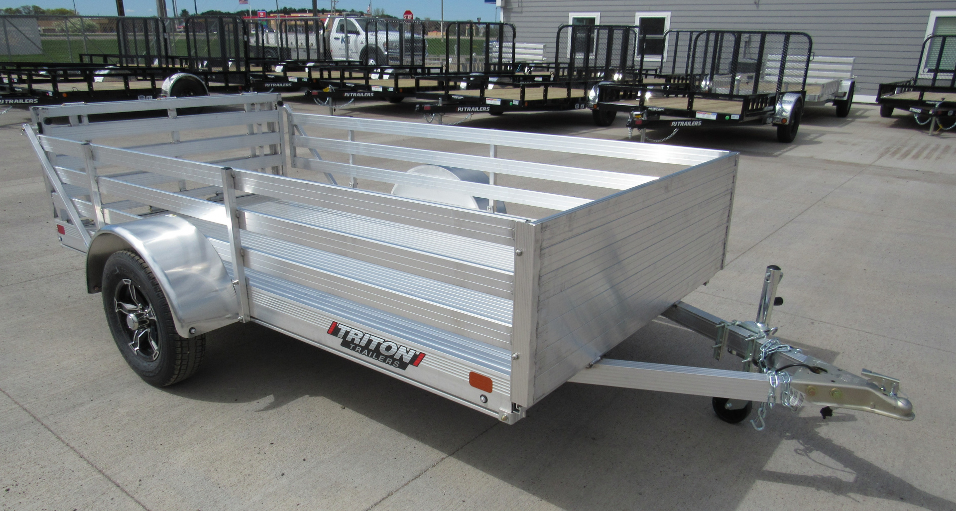 New 2026 Triton Trailers FIT 64"x10ft Aluminum Utility Trailer