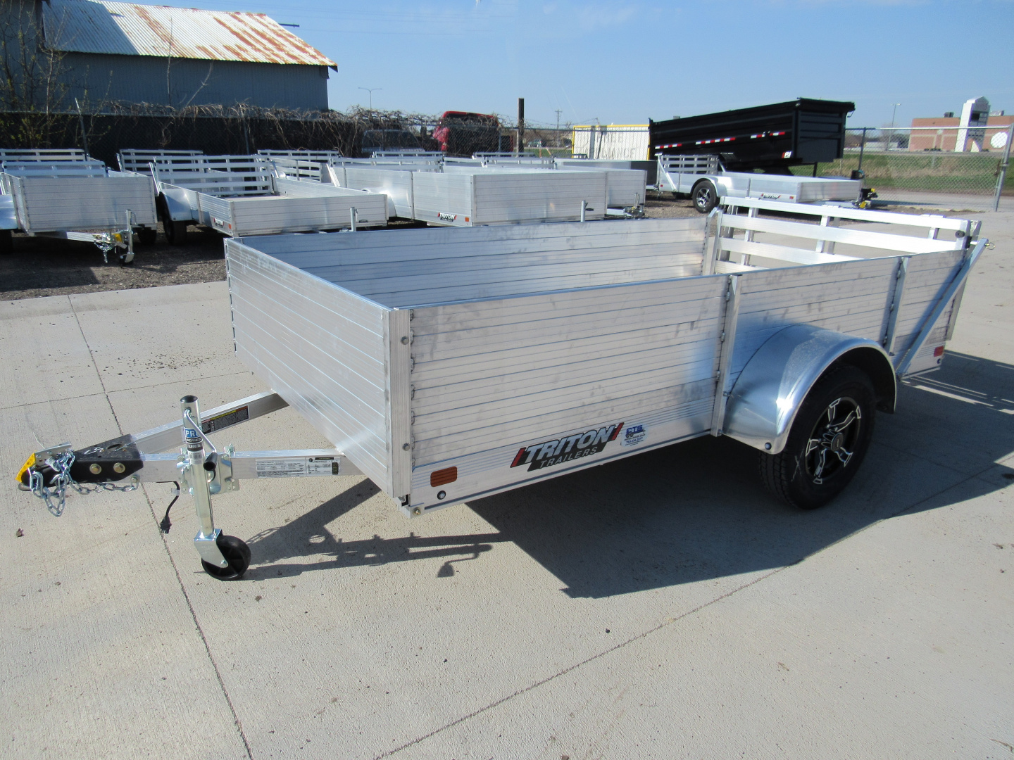 New 2026 Triton Trailers FIT 64"x10ft Aluminum Utility Trailer
