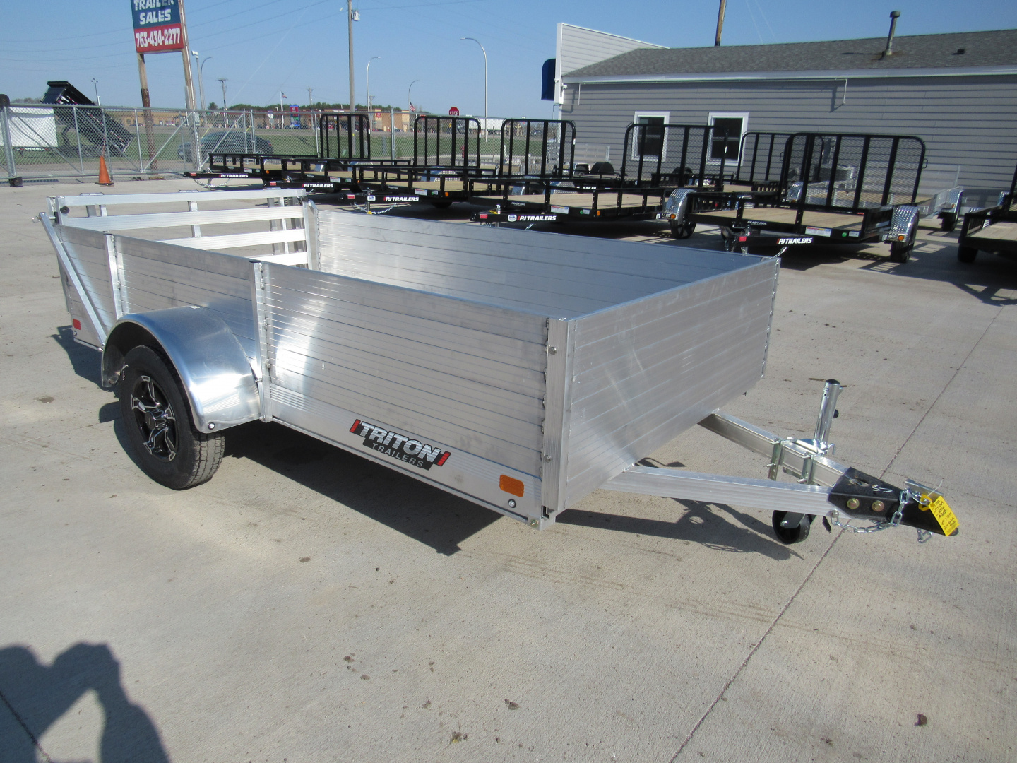 New 2026 Triton Trailers FIT 64"x10ft Aluminum Utility Trailer