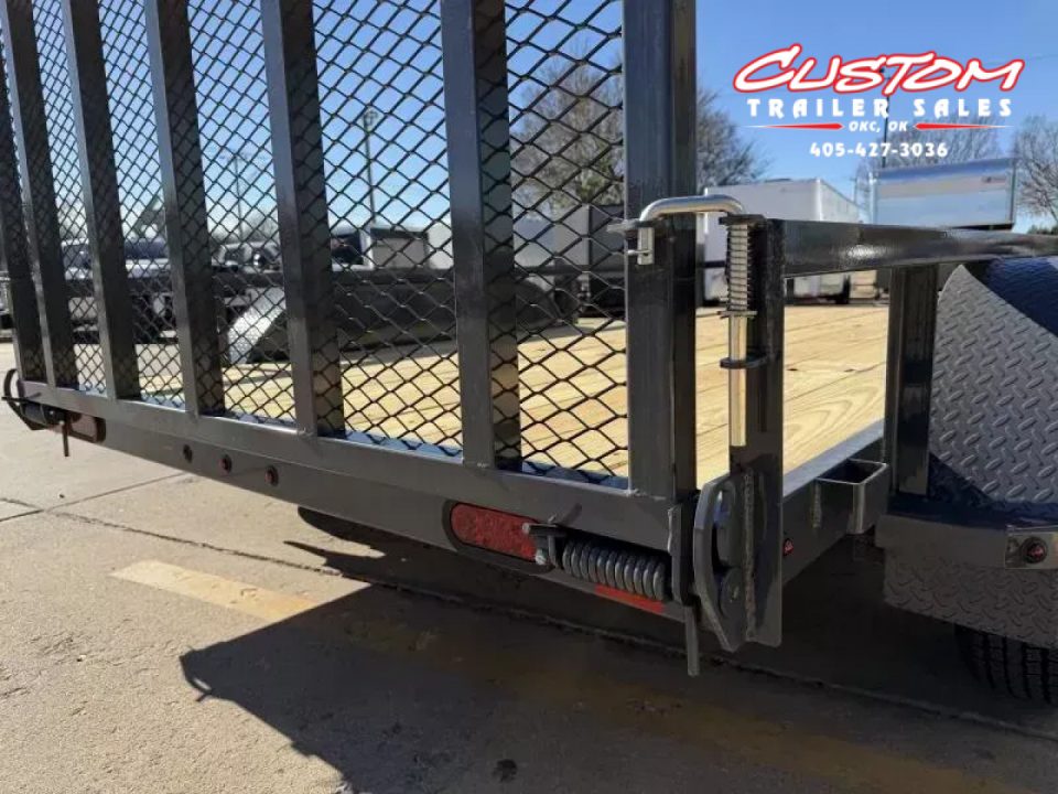 New #153559 2026 LAMAR UC 12 X 77 TANDEM AXLE 7K UTILITY W/ RAMP GATE