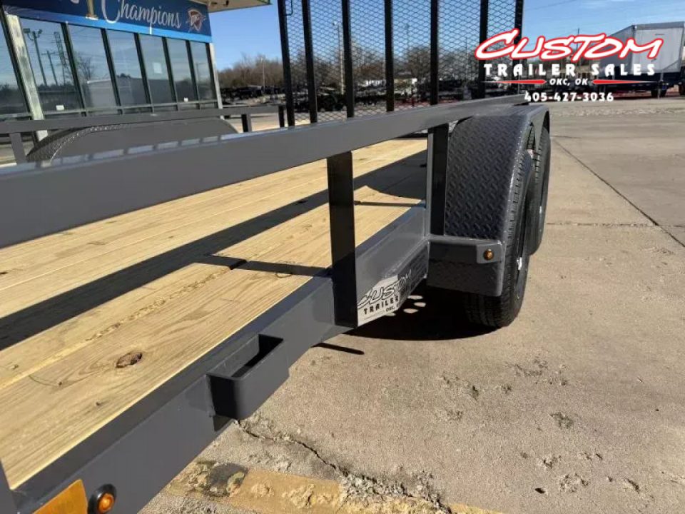 New #153559 2026 LAMAR UC 12 X 77 TANDEM AXLE 7K UTILITY W/ RAMP GATE