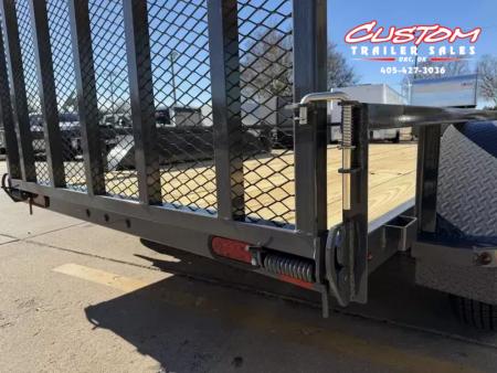 New #153559 2026 LAMAR UC 12 X 77 TANDEM AXLE 7K UTILITY W/ RAMP GATE