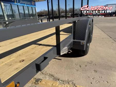New #153559 2026 LAMAR UC 12 X 77 TANDEM AXLE 7K UTILITY W/ RAMP GATE