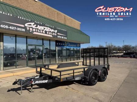 New #153559 2026 LAMAR UC 12 X 77 TANDEM AXLE 7K UTILITY W/ RAMP GATE