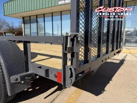 New #153559 2026 LAMAR UC 12 X 77 TANDEM AXLE 7K UTILITY W/ RAMP GATE