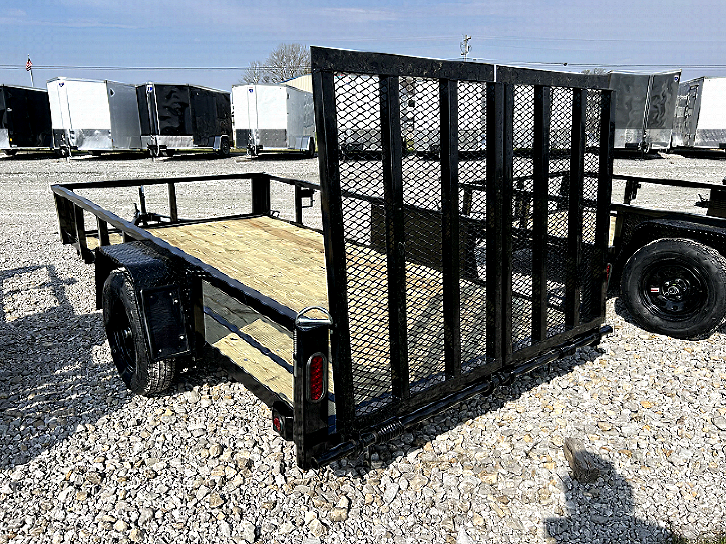 New 2026 Quality Steel and Aluminum 74"x12' Steel Utility Trailer