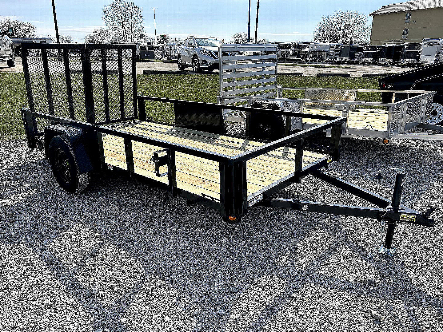 New 2026 Quality Steel and Aluminum 74"x12' Steel Utility Trailer