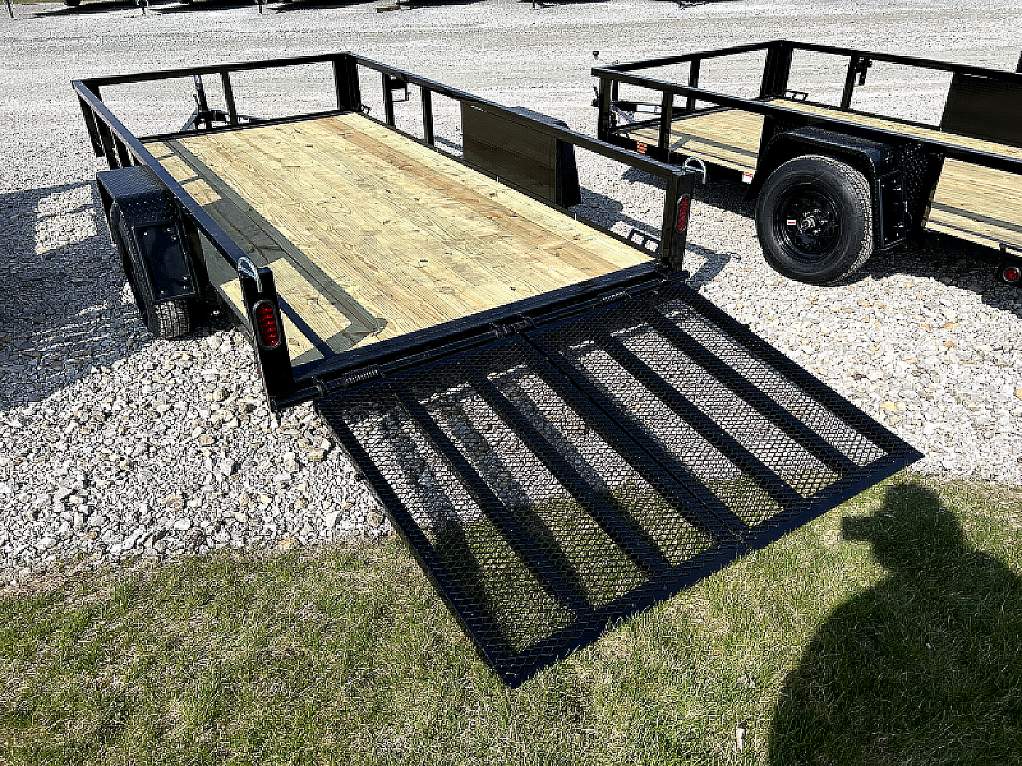 New 2026 Quality Steel and Aluminum 74"x12' Steel Utility Trailer