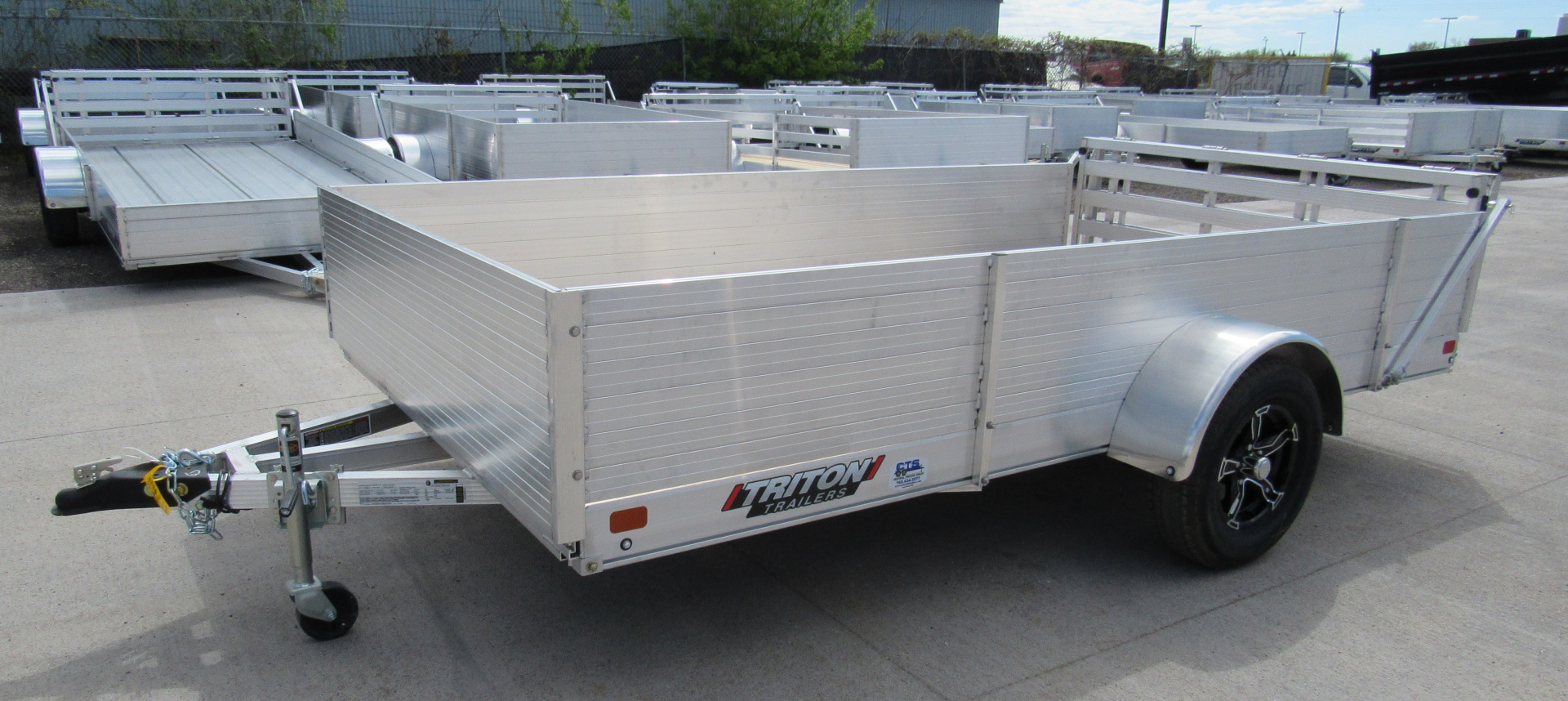 New 2026 Triton Trailers FIT 81"x12ft Aluminum Utility Trailer