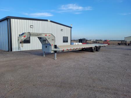 New 2026 Buckshot 102"X36' Gooseneck Hydraulic Dovetail Trailer