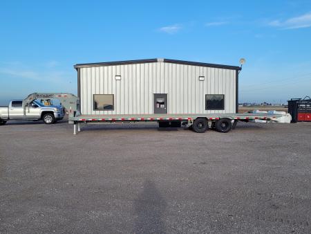 New 2026 Buckshot 102"X36' Gooseneck Hydraulic Dovetail Trailer