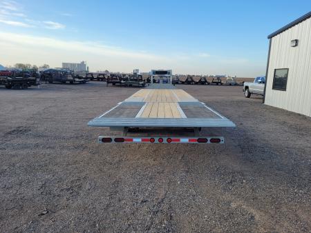 New 2026 Buckshot 102"X36' Gooseneck Hydraulic Dovetail Trailer