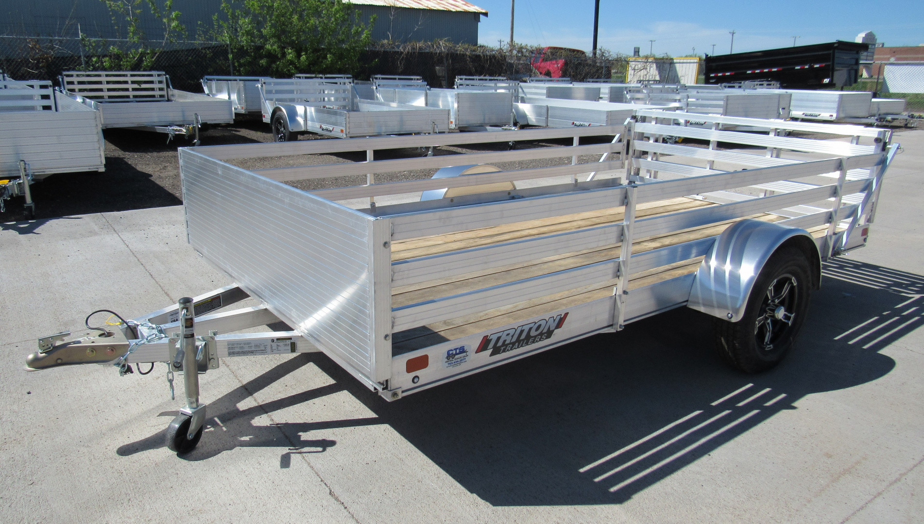 New 2026 Triton Trailers FIT 81"x12ft Aluminum Utility Trailer