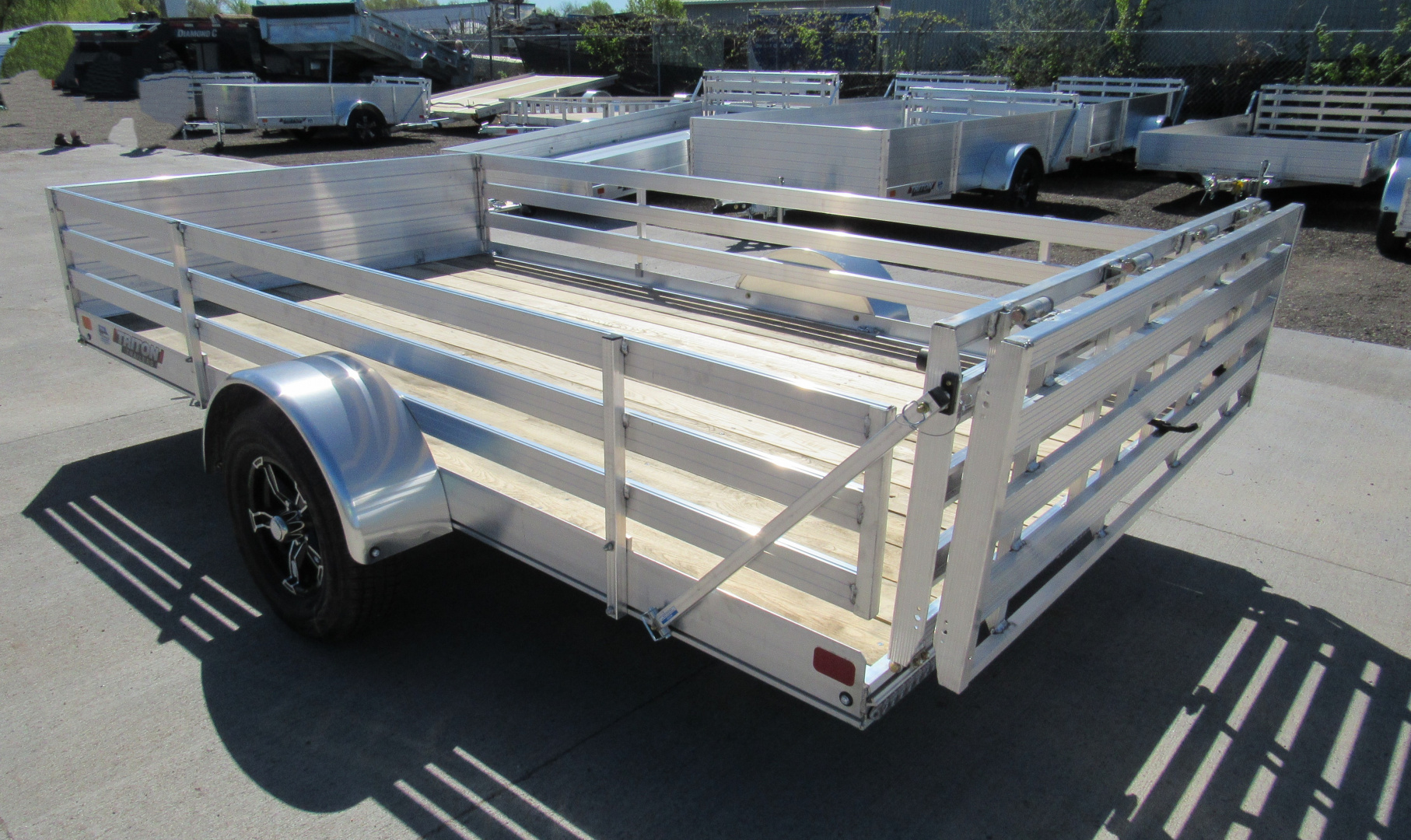 New 2026 Triton Trailers FIT 81"x12ft Aluminum Utility Trailer