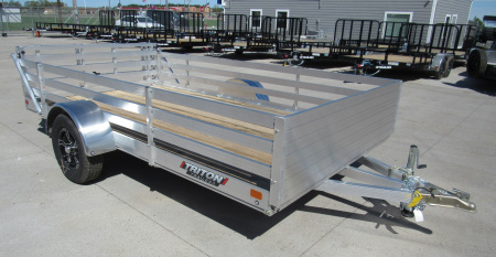 New 2026 Triton Trailers FIT 81"x12ft Aluminum Utility Trailer