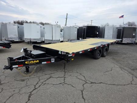 New 2026 Cam Superline 8.5X22 17.6K DECKOVER Flatbed Trailer