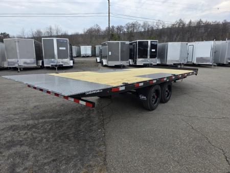 New 2026 Cam Superline 8.5X22 17.6K DECKOVER Flatbed Trailer